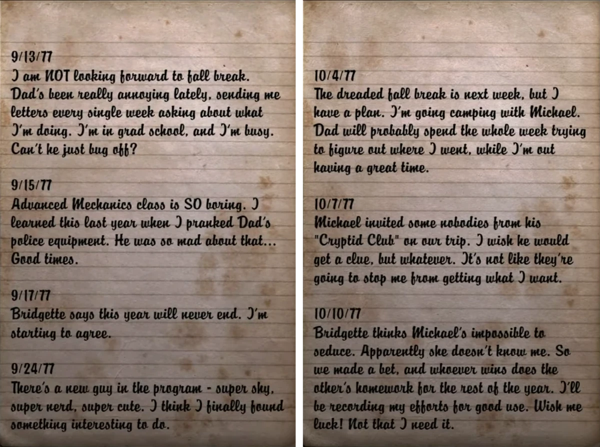 Cindy's diary | Fallout Wiki | Fandom