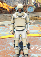 Full set of clean heavy synth armor