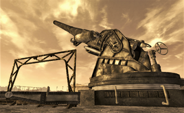 FNV Hoover Dam artillery