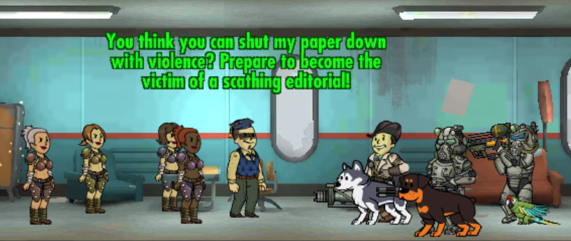 fallout shelter a cry for help