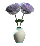 Стеклянная сине-зелёная цилиндрическая ваза