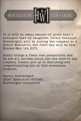 Hornwright Industrial notice