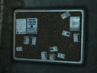 Diner bulletin board