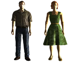 Dirty pre-War parkstroller outfit