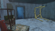 FO4 Cambridge Police station motor pool1