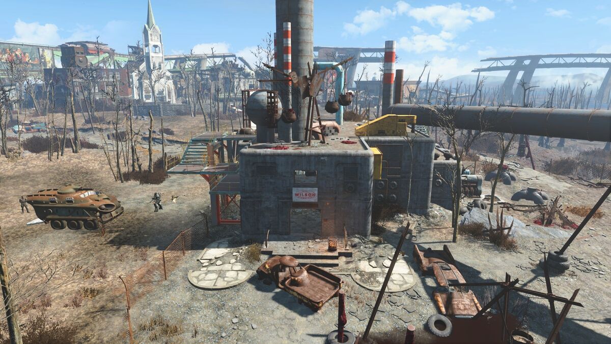 Fallout 4 штаб квартира корпорации уилсон атоматойз фото 57