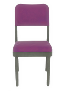 Purple dining chair