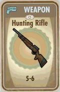 Hunting rifle card