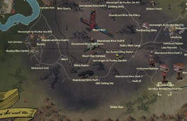 Garrahan Mining Headquarters map