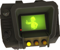 Promotional Pip-Boy 3000 from Team Fortress 2