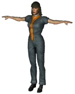 Зображення в повний зріст гравця-жінки у демоверсії Van Buren