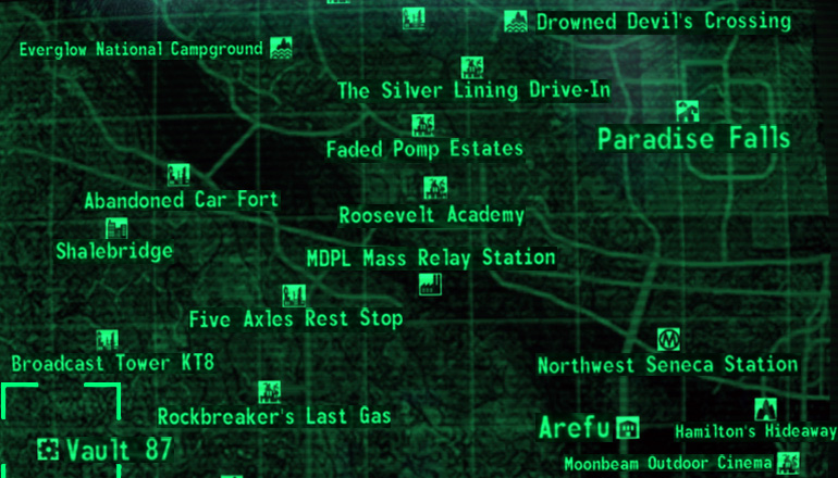 fallout3 map, full map of fall out 3, a lot of areas undisc…