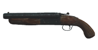 Sawed-off double-barrel shotgun