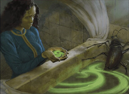 "Contaminated Drink" illustration from Magic: The Gathering