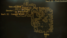 Vault 22 pest control map