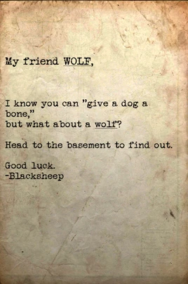 FO76 Knick-knack paddywhack note