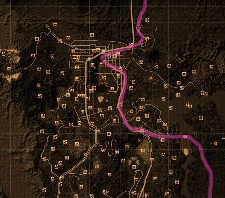 New Vegas Map  Fallout new vegas, Vegas maps, Fallout