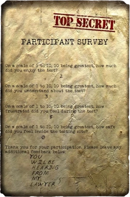 Participant survey
