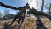 FO4 Deathclaw Brawl