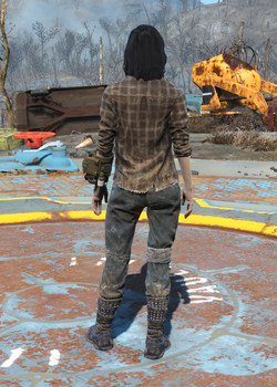Flannel shirt and jeans outlet
