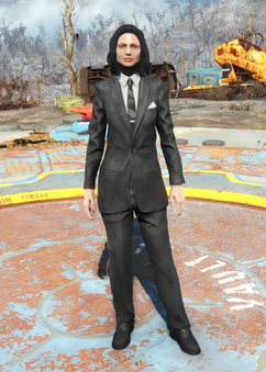 Fo4Clean Black Suit