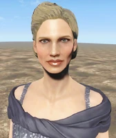 Unused human version of Gilda Broscoe closeup