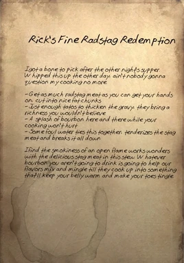 Frank's fine radstag redemption