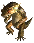 Goldgecko aus Fallout: New Vegas