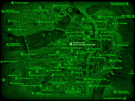 FO4 Региональная штаб-квартира «Волт-Тек» (карта мира)