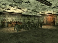 Monorail waiting area