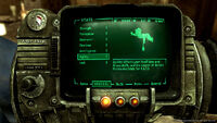 Pip-Boy 3000 in use STATS tab > SPECIAL