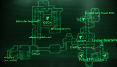 Vault 87 test labs map