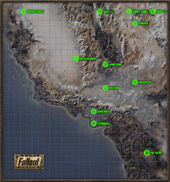 Segment B, World map - Fallout: New Vegas Game Guide