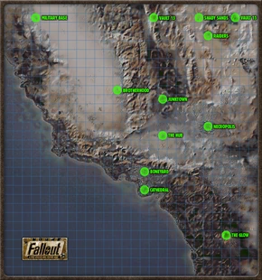 FO1 WorldMap.jpg (728 kio) Carte du monde de Fallout