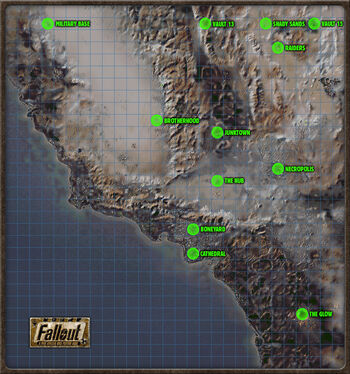 I made a political map of the Mojave from a real-life aerial photo : r/fnv