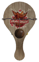 An electrified paddle ball