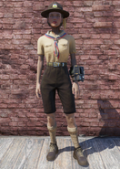 FO76 Pioneer Scout Tadpole Shorts with Hat