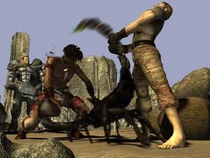 Un entrainement au combat contre un radscorpion