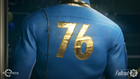 Promotional image of the Vault 76 jumpsuit