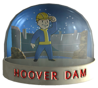 Hoover Dam snow globe