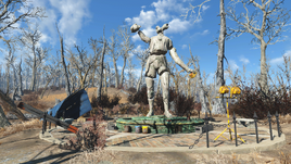 FO4 The splintered statue