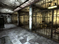 The jail cells