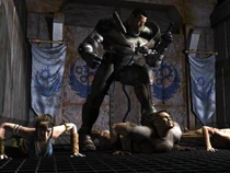 Une session d'entrainement dans la Confrérie de l'Acier du Midwest