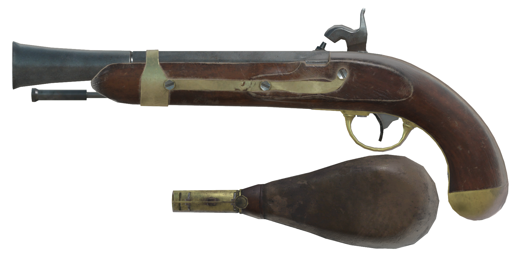 By The Sword - Blunderbuss Flintlock Pistol