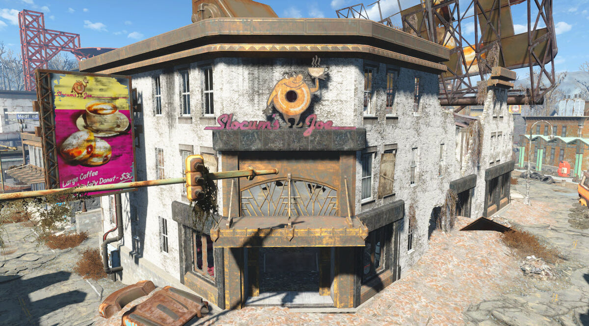Fallout 4 штаб квартира слокам джо фото 1