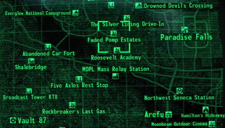 fallout 3 how to get to gnr building