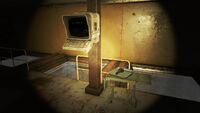 Protectron model in the Mechanist's lair
