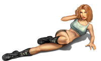 Nadia lying down