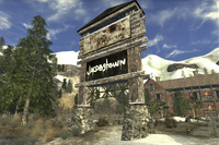 镇里的主要标志