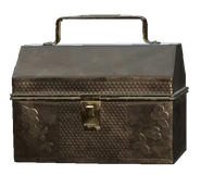 Декоративный сундук «Крот-шахтёр»